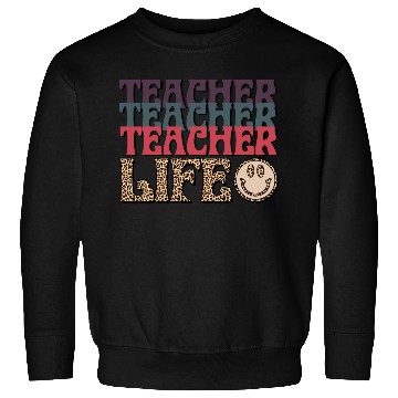 Discover Teacher Smile Face Sweatshirts