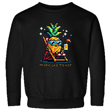 Discover Sunny Pineapple Paradise - Beach Vibes Sweatshirts