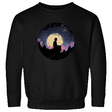 Discover Night Sky Stargaze Enchanting Nature Graphic Lover Sweatshirts