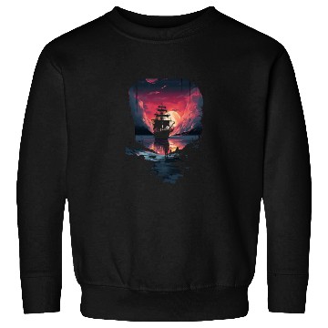 Discover Ice Sailing Iceboat Racing Ice Sailor Winter Sweatshirts