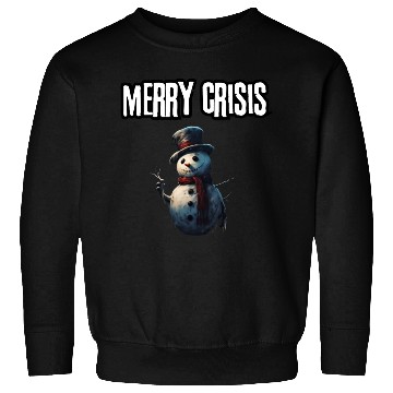 Discover merry crisis, snowman, humorous, merry christmas Sweatshirts