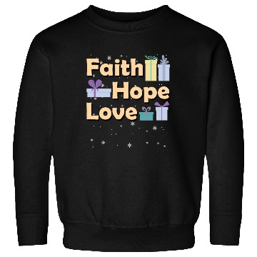 Discover Religious Family Christmas Matching Costume Faith Sweatshirts