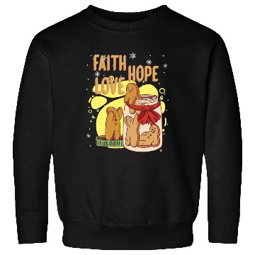 Discover Faith Hope Love Religious Christmas Costume Sweatshirts
