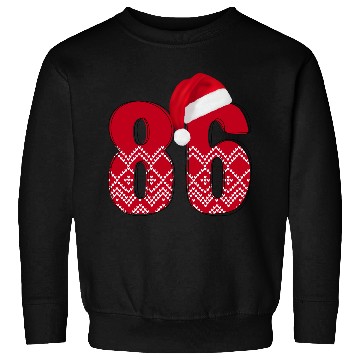 Discover 86 Christmas Years - Number Eighty Six Sweatshirts