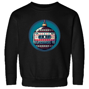 Discover Retro Cassette Tape Christmas Ornament Sweatshirts