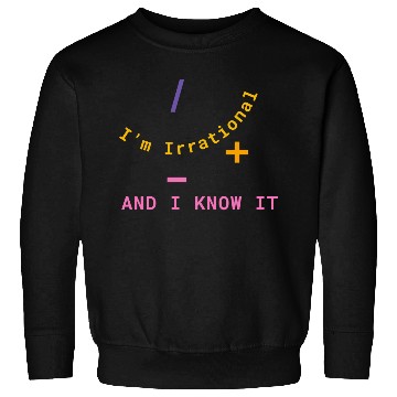 Discover Irrational Math Lover Sweatshirts