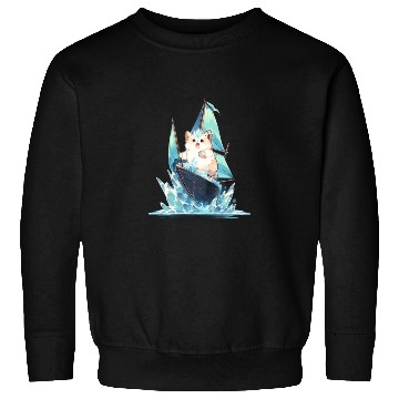 Discover Ice Sailing Hamster Ice Sailor Ice Boating Sweatshirts