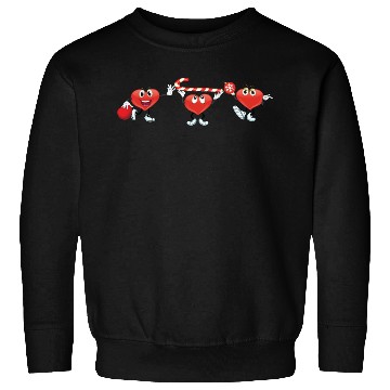 Discover Christmas hearts fun design Sweatshirts