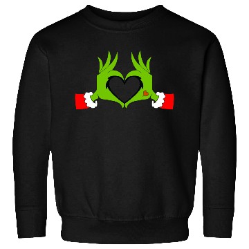 Discover Heart Hands Graphic Christmas Sweatshirts