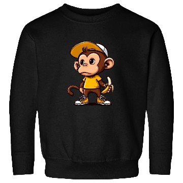 Discover Cool monkey with banana Sweatshirts