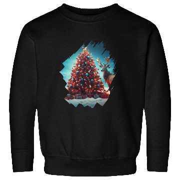 Discover Christmas tree Christmas Reindeer Sweatshirts