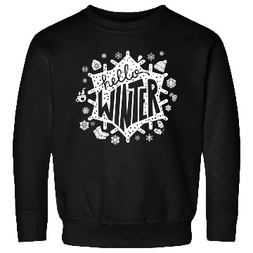 Discover Abstract Winter Snowflakes" Sweatshirts