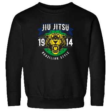 Discover Brazilian Jiu Jitsu 1914 Jaguar head BJJ gift Sweatshirts
