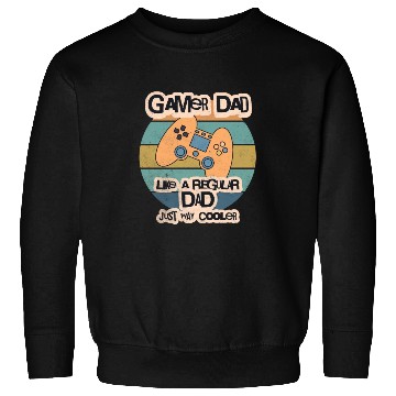Discover Cool Retro Gamer Dad Sweatshirts