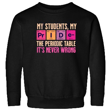 Discover Teacher Motivation Periodic Table Sweatshirts