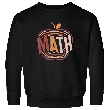 Discover Mathematics Sweatshirts, Math Apple Cute Sweatshirts, Math