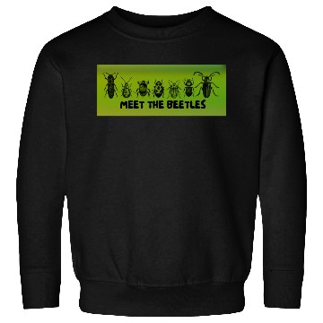 Discover Meet the Beetles (Green) - Funny Bug Lovers Design Sweatshirts