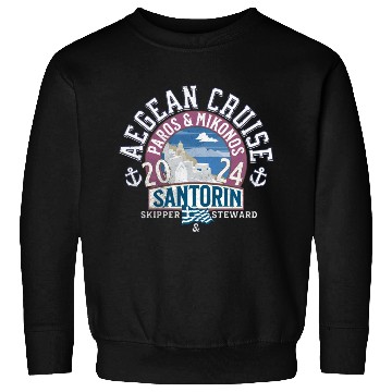 Discover AEGEAN CRUISE Santorin Sweatshirts