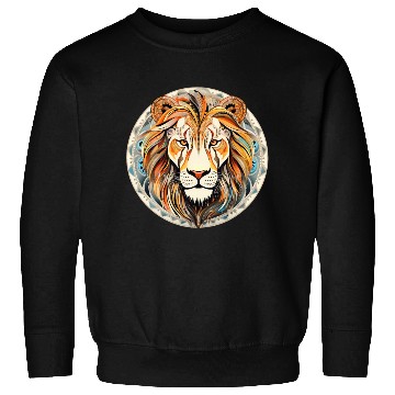 Discover Lion Mandala Art Sweatshirts