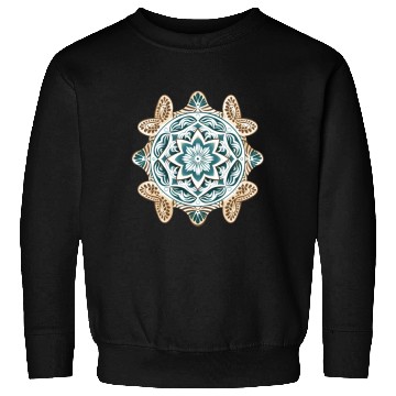 Discover Sea Turtle Mandala Art Sweatshirts