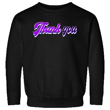 Discover Typography Thank you Sweatshirts