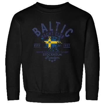 Discover Baltic Yacht Club Stockholm Design Sweatshirts