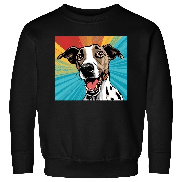 Discover Cute Colorful New Whippet Face Sweatshirts