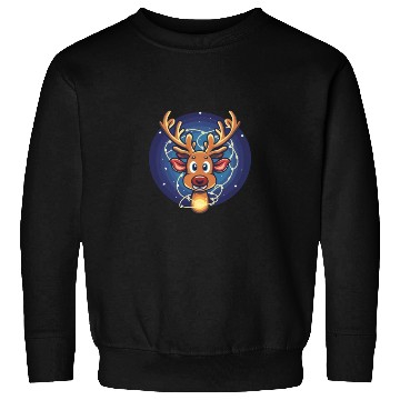 Discover Christmas Deer - Spread Holiday Cheer! Sweatshirts