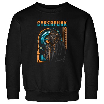 Discover Cyborg Android Synthwave Scifi Sweatshirts