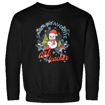 Discover Santa s favorite art teacher Sweatshirts