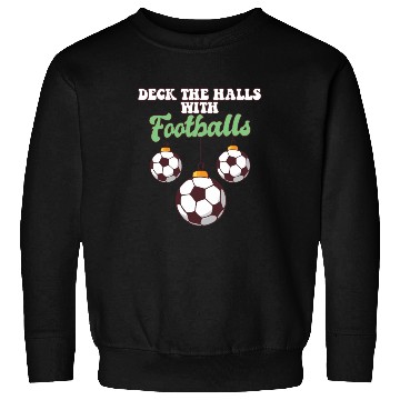 Discover Football Player Coach Christmas Balls Deck The Sweatshirts