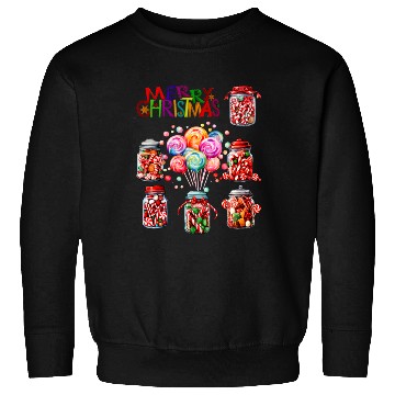 Discover Merry Christmas Sweet Candy Canes Sweatshirts