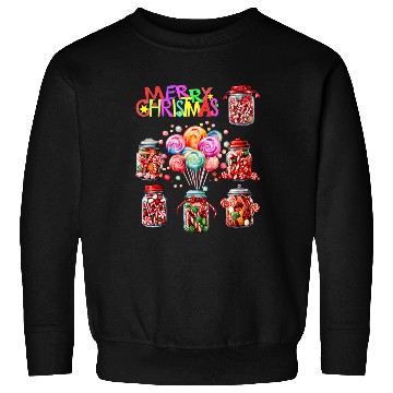 Discover Merry Christmas Sweet Candy Canes Sweatshirts
