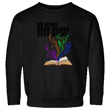Discover Be Kind Read Books Stay Weird Sweatshirts
