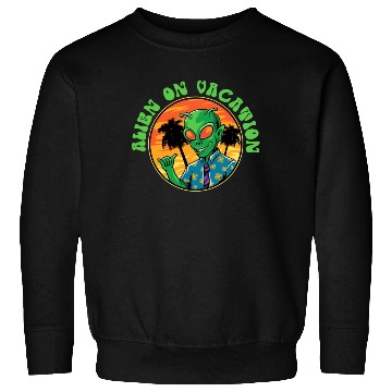 Discover Alien, Aliens, UFO, UAP, Space Unknown Flight Sweatshirts