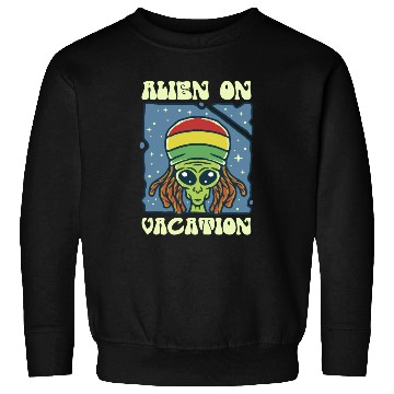 Discover Alien, Aliens, UFO, UAP, Space Unknown Flight Sweatshirts