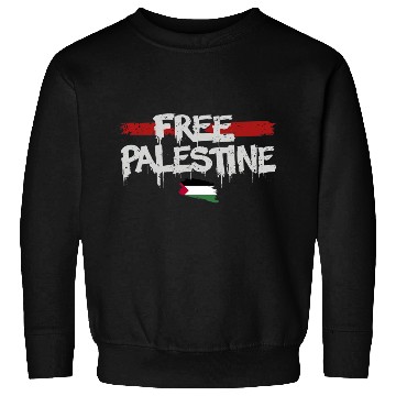 Discover graffiti free palestine Sweatshirts