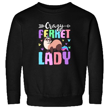 Discover Female Ferret Lover Sweatshirts
