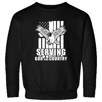 Discover Inspiring Christian Quote US Flag Eagle Patriotic Sweatshirts