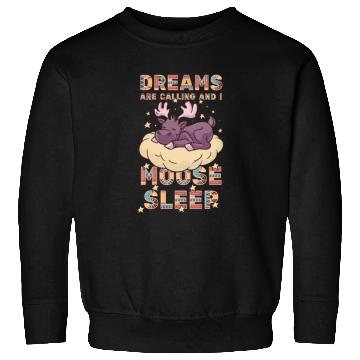 Discover Dreams Are Calling Youth Cute Moose Sweatshirts