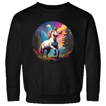 Discover Majestic Rainbow Unicorn Sweatshirts