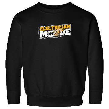 Discover Electrician Mode On Wiremen Powerline Technician Sweatshirts