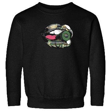 Discover US Armed Forces Military Lip Bullet Army First Res Sweatshirts