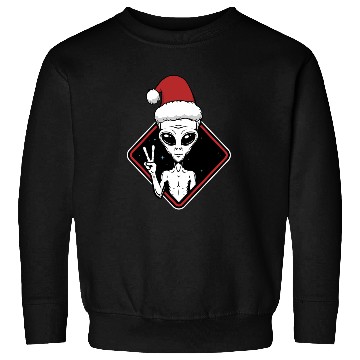 Discover Alien Christmas Peace Sweatshirts