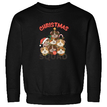 Discover Guinea Pig Christmas Tree Christmas Squad Sweatshirts