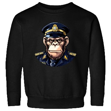 Discover Chimpanzee policeman Sweatshirts