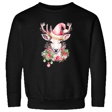 Discover Christmas Pink Deer Sweatshirts