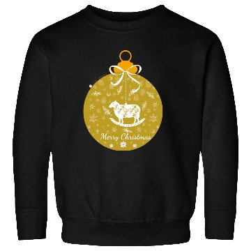 Discover Golden Lamb Christmas Ornament Sweatshirts