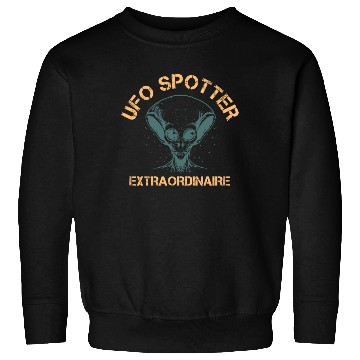 Discover Alien, Aliens, UFO, UAP, Space Unknown Flight Sweatshirts