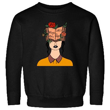 Discover Magic On Every Page Book Reading Sweatshirts
